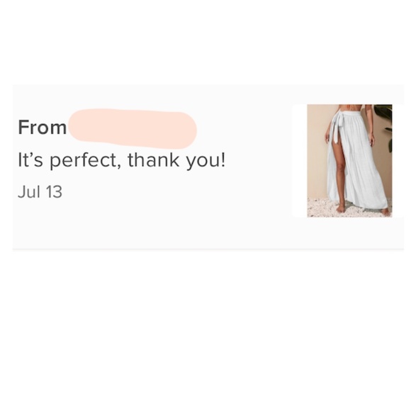 White Sarong Skirt - Picture 15 of 16